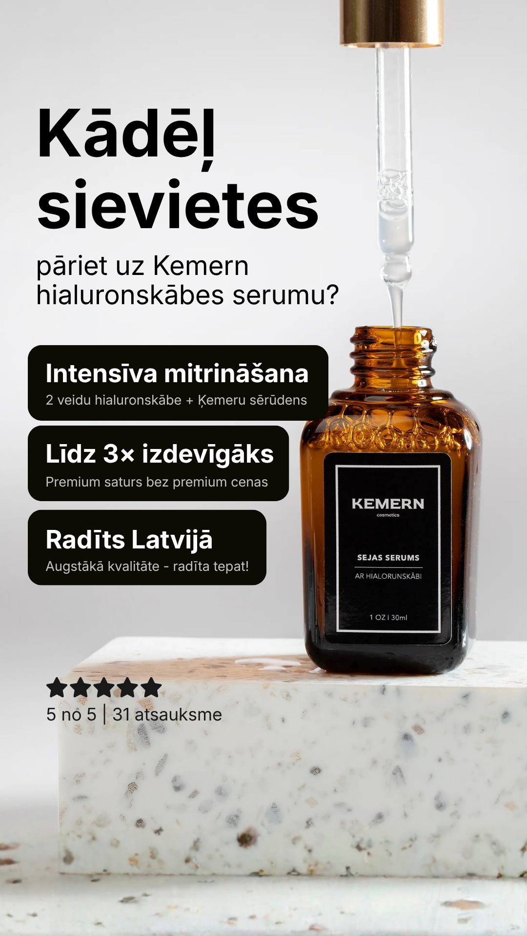 Hialuronskābes serums