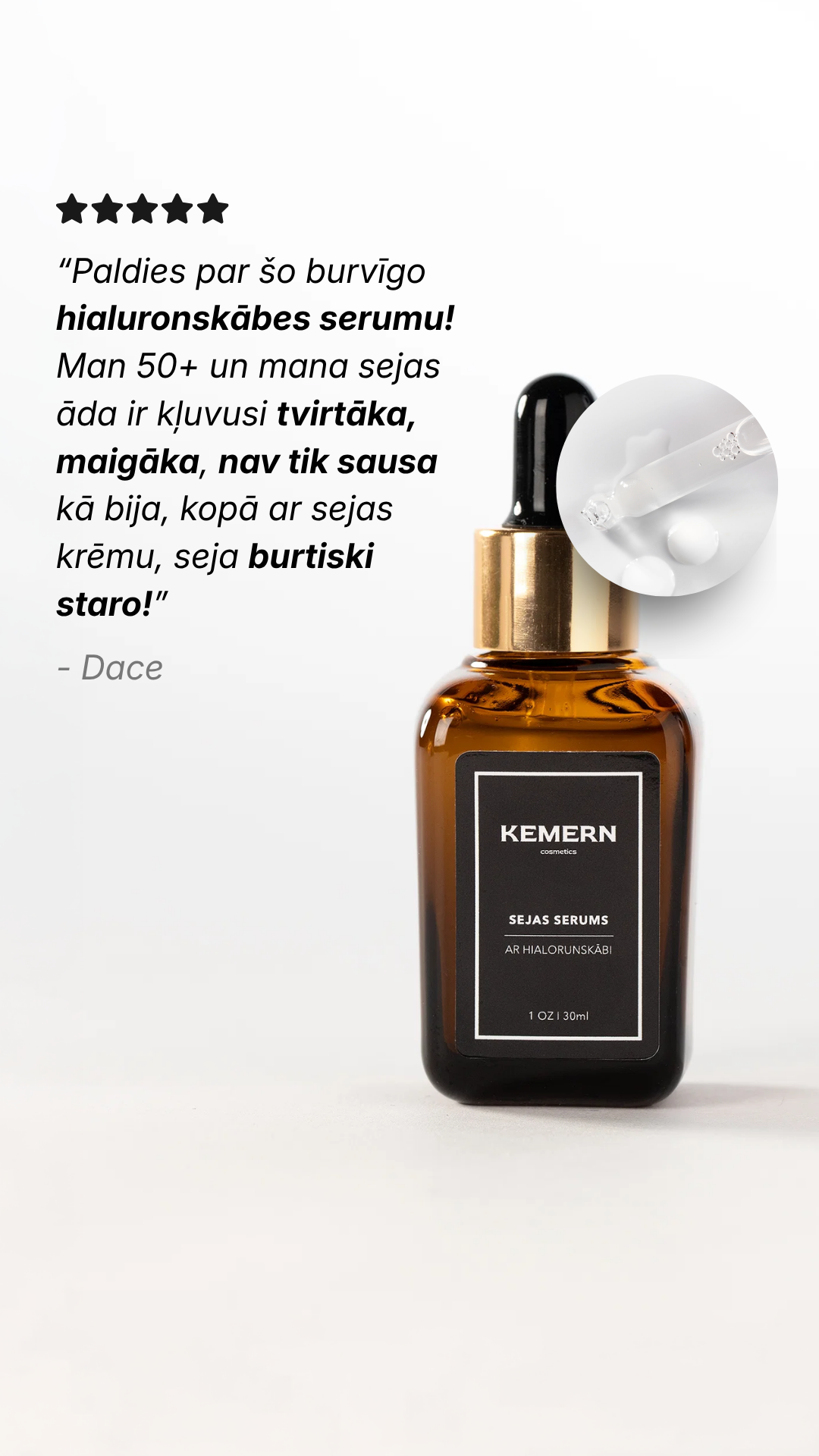 Hialuronskābes serums
